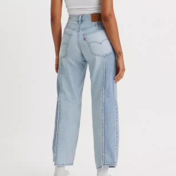 Levi's Baggy Dad Recrafted Cropped Jeans NWT - Picture 6 of 12